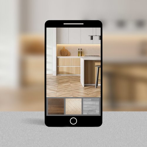 Product visualizer app on smartphone - Carpet Innovations in Denver, CO